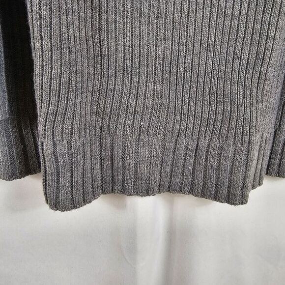 H&M Oversized Half Zip Sweater in Dark Gray - Size M - Picture 7 of 10